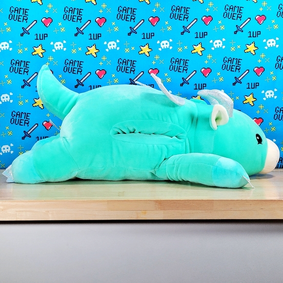 Squishmallow Miles the Dragon 22" UltraSoft Hugmallows Easter Version Plush NWT - Picture 3 of 11